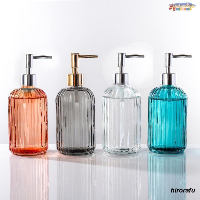330ml 400ml 詰め替えボトル 3本セット ガラス シャンプーボトル 330ml 400ml 詰め替えボトル 3本セット ガラス シャンプーボトル