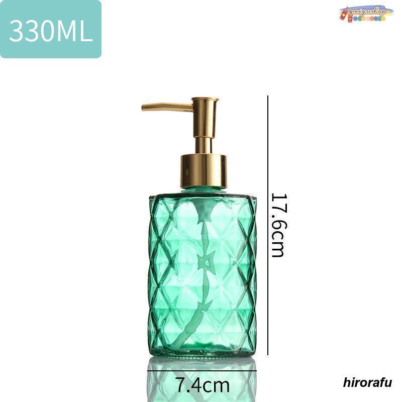 330ml 400ml 詰め替えボトル 3本セット ガラス シャンプーボトル 330ml 400ml 詰め替えボトル 3本セット ガラス シャンプーボトル