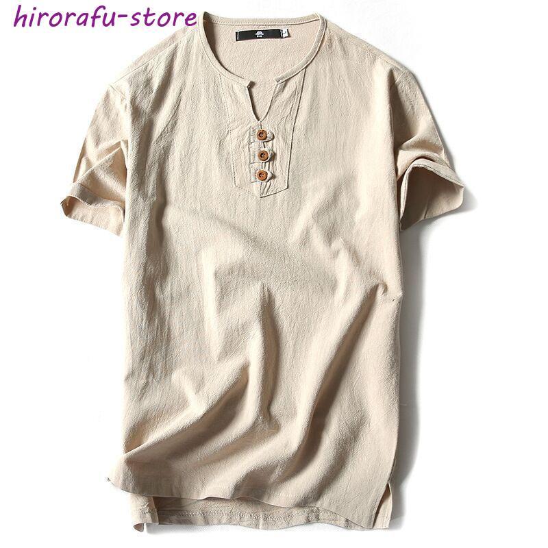 Tシャツ メンズ チャイナ服 メンズ Tシャツ 夏服 カジュアルTシャツ トップス vネック 夏 40代 50代ファッション｜hirorafu-store｜02