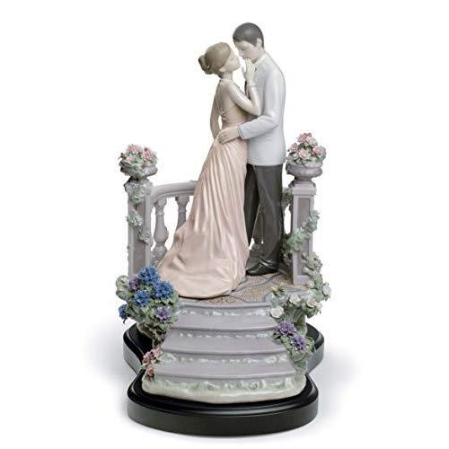 LLADR? Moonlight Love Couple Figurine. Limited Edition. Porcelain Bride and オブジェ、置き物