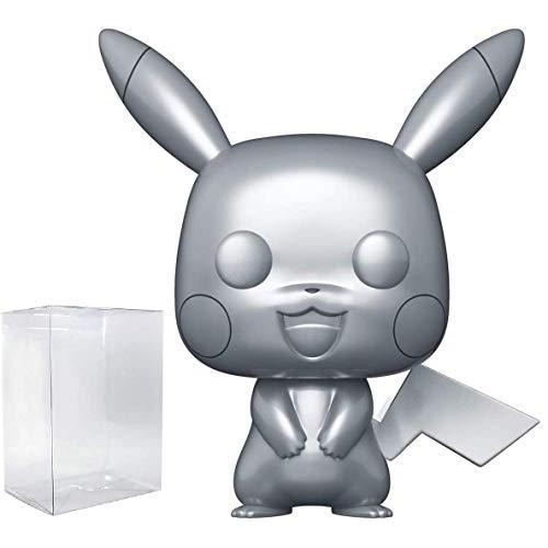 ポケモン 互換性のあるポップボックスプロテクターケース付き 並行輸入品 ビニールフィギュア Pop シルバーピカチュウ その他おもちゃ 高質 Themtransit Com