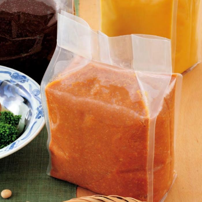 食品包装袋 明和産商 バリアー 味噌用ガゼット袋 味噌J500（100+55