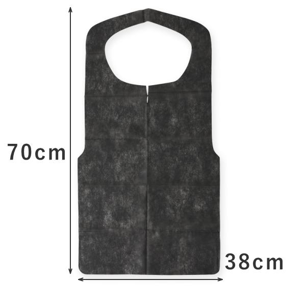 不織布エプロン 使い捨てエプロン 業務用 ラーメン 焼肉店 パスタ 飲食