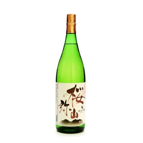 桜弥山 純米吟醸 1.8L ［入れもの（6本）売りわたす 貨物輸送無料］ ［中国醸造酒（廿日市）］