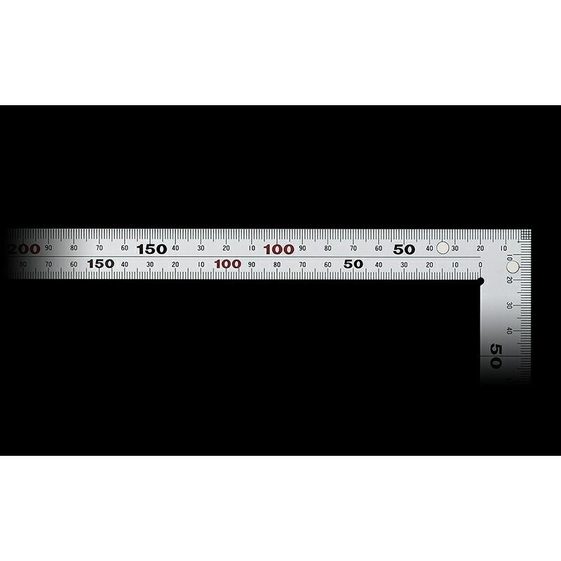 曲尺厚手広巾 シルバー ５０cm 表裏同目６段目盛マグネット付ｊｉｓ 広島工具 シンワ測定 高級素材使用ブランド