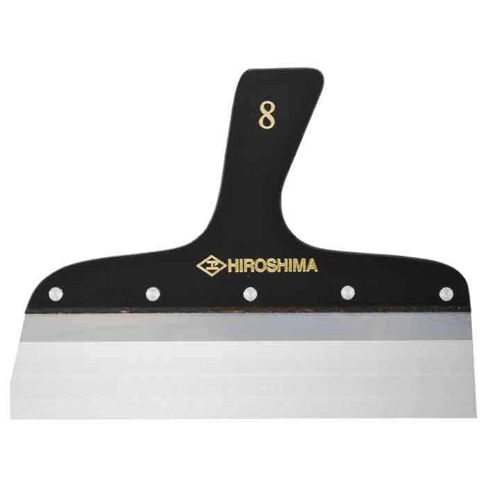 HIROSHIMA パテベラ　新品〜未使用品　内装道具 広島工具 内装施工 クロス職人 アキシャルパテベラ 8寸 : 広島工具