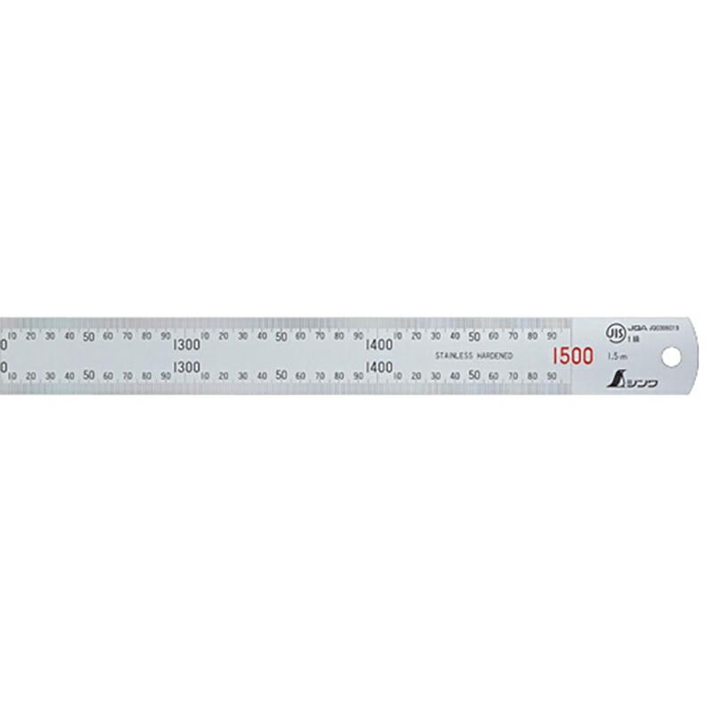 【人気沸騰】 ステン 直尺 1.5m 14052 JIS 赤数字入 曲尺 【人気沸騰】 ステン 直尺 1.5m 14052 JIS 赤数字入 曲尺