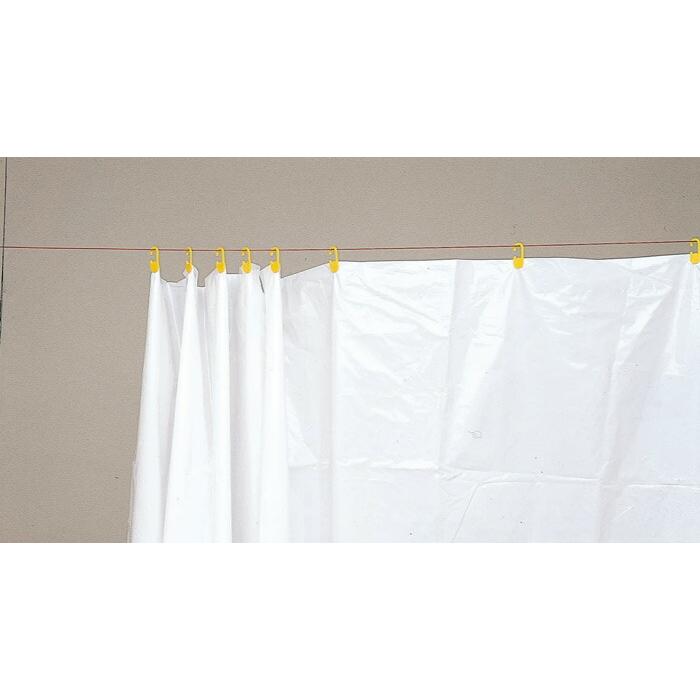 広島工具 広島工具 養生日除カーテン 乳白 巾2m×高さ1.3m（5枚