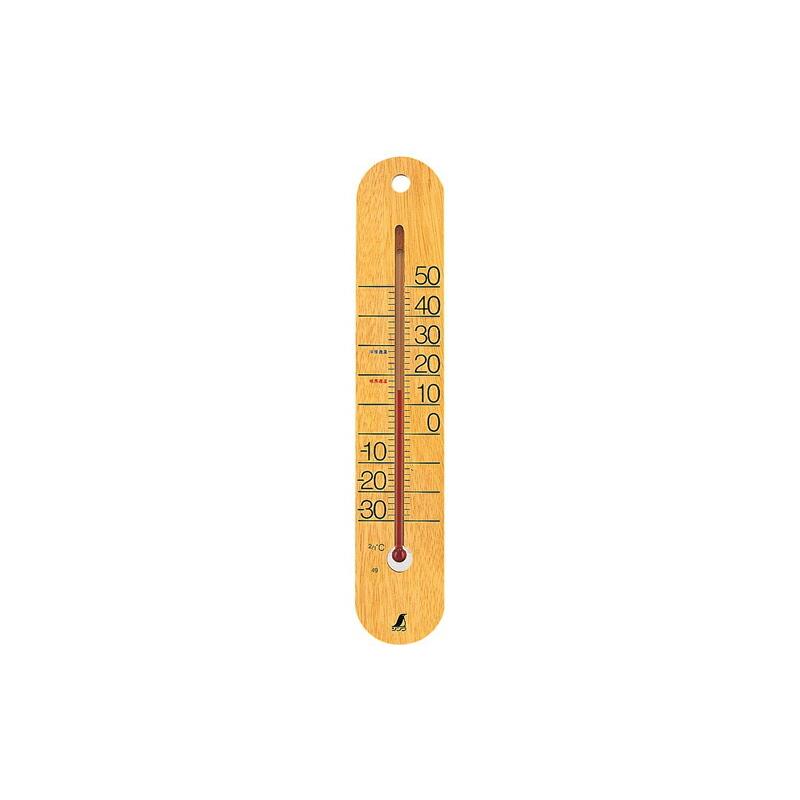 温度計 木製 M−023 48481 広島工具 シンワ測定 : 広島工具 - 通販