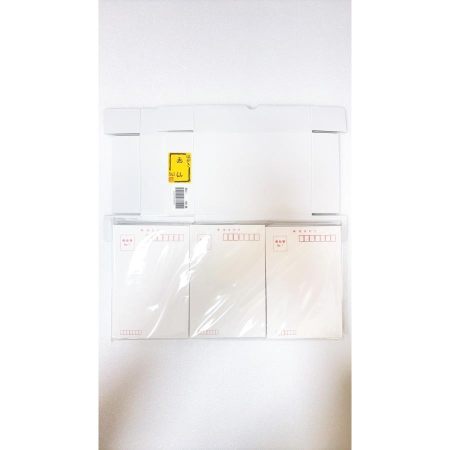 画仙 はがき NO1 100枚入り 絵手紙 水墨画 年賀状 白 無地 葉書 画仙紙