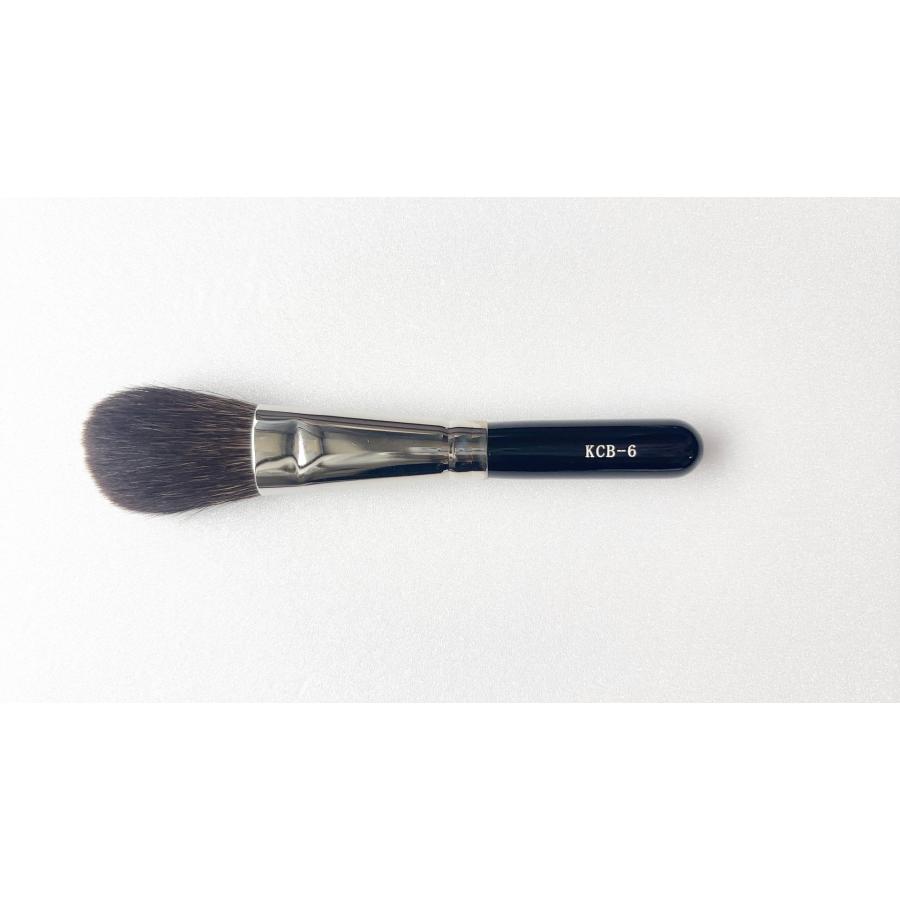 【新品・未使用品】熊野筆 灰リス メイク フェイスブラシ KCB-6 熊野筆 化粧筆 灰リス100％(最高級品) KCB-6 チークブラシ オリジナル