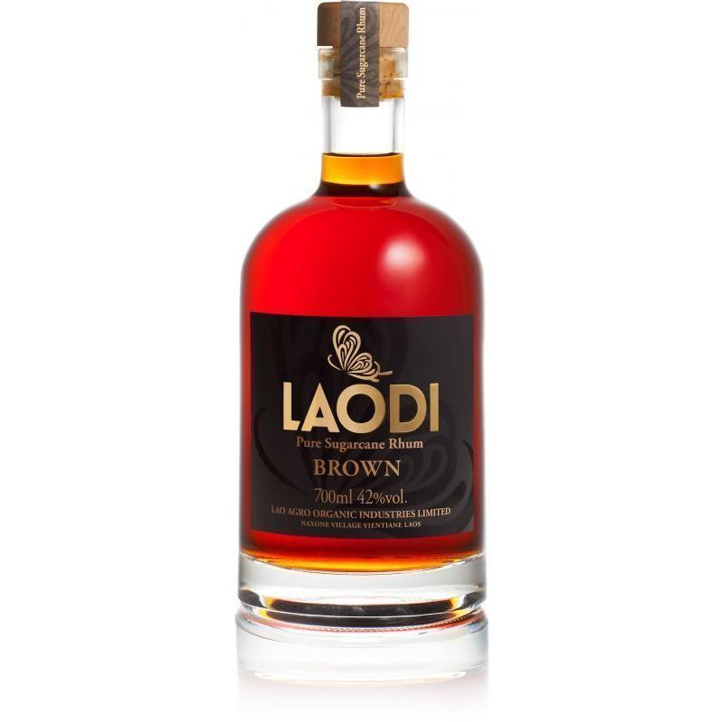 【クラフトラム】LAODI(ラオディ）　ブラウン・ラム  750ml 42度[箱なし]｜hiroshimasake