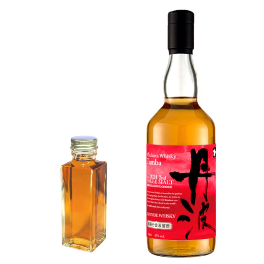 new 量り売り 丹波シングルモルト Bottled in 2024 2st 100ml 47