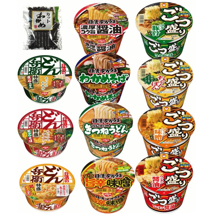 日清のどん兵衛 大盛サイズ 12食 どん兵衛 特盛 特盛天ぷらそば (西