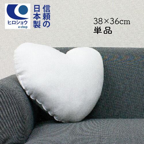 ヌードシートクッション ハート型 38×36cm 日本製 丸型 クッション