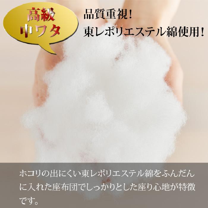 ボリューム座布団 5枚組 側サイズ55×59cm 日本製 銘仙判 座布団 ヌード