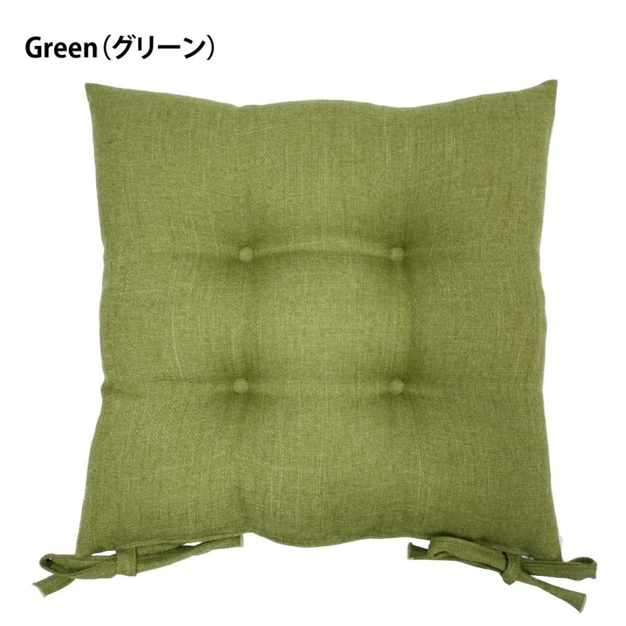シートクッション 紐付き 椅子 50cm×50cm クッション チェア 日本製