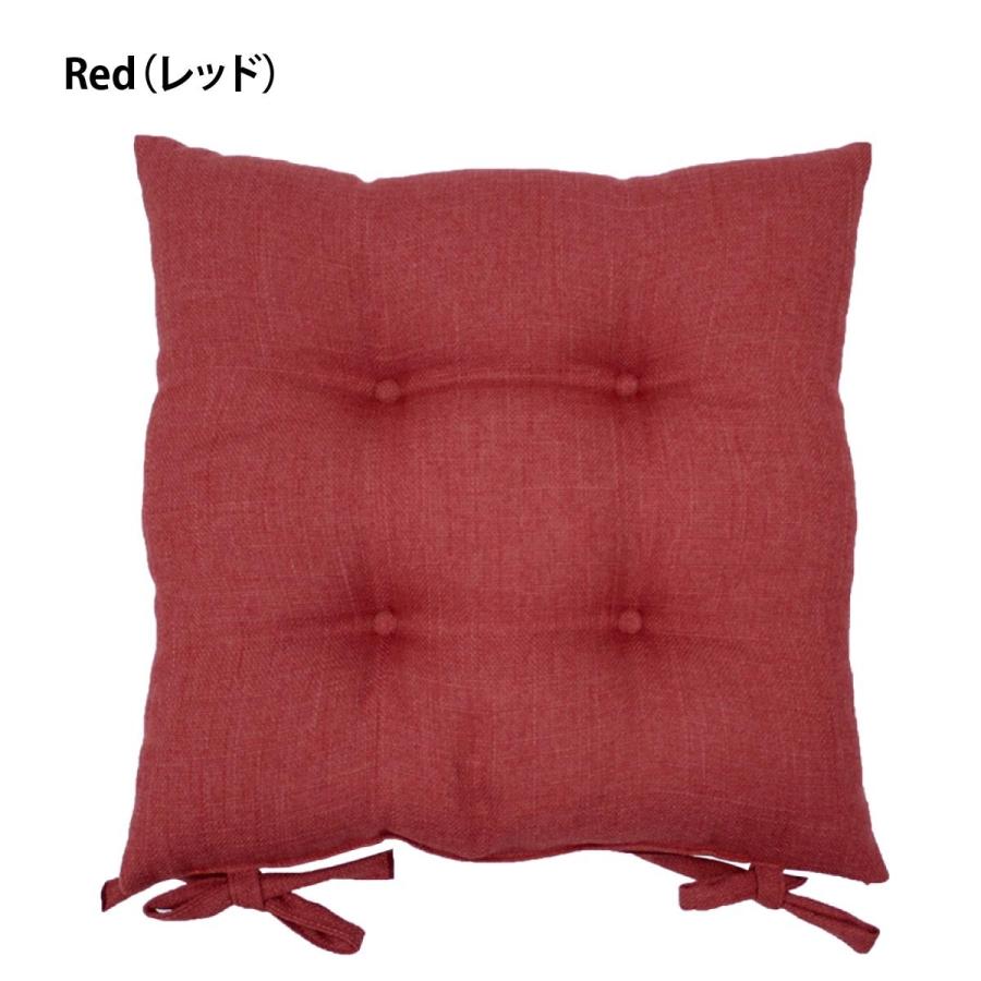 シートクッション 紐付き 椅子 50cm×50cm クッション チェア 日本製 