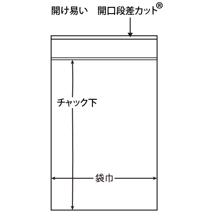 食品OK　ユニパック（チャック付きポリ袋） 0.04mm A-4 B9 50×70mm 100枚 生産日本社 セイニチ｜hirosimaporionlyone｜02