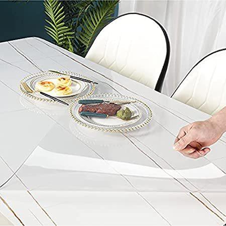 KDDFN Table Top Protector,Waterproof Tablecloth,Clear Desk Pad Mat,Desk Pro キッチンマット