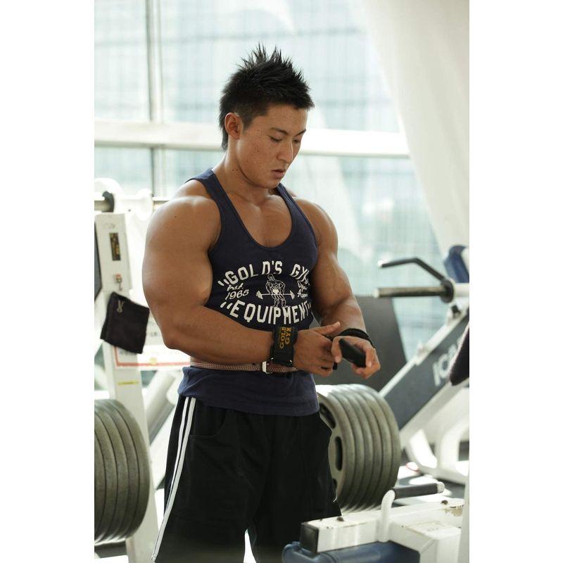 人気商品！】ゴールドジム(GOLD`S GYM) パワーグリップ S(手首の太さ約