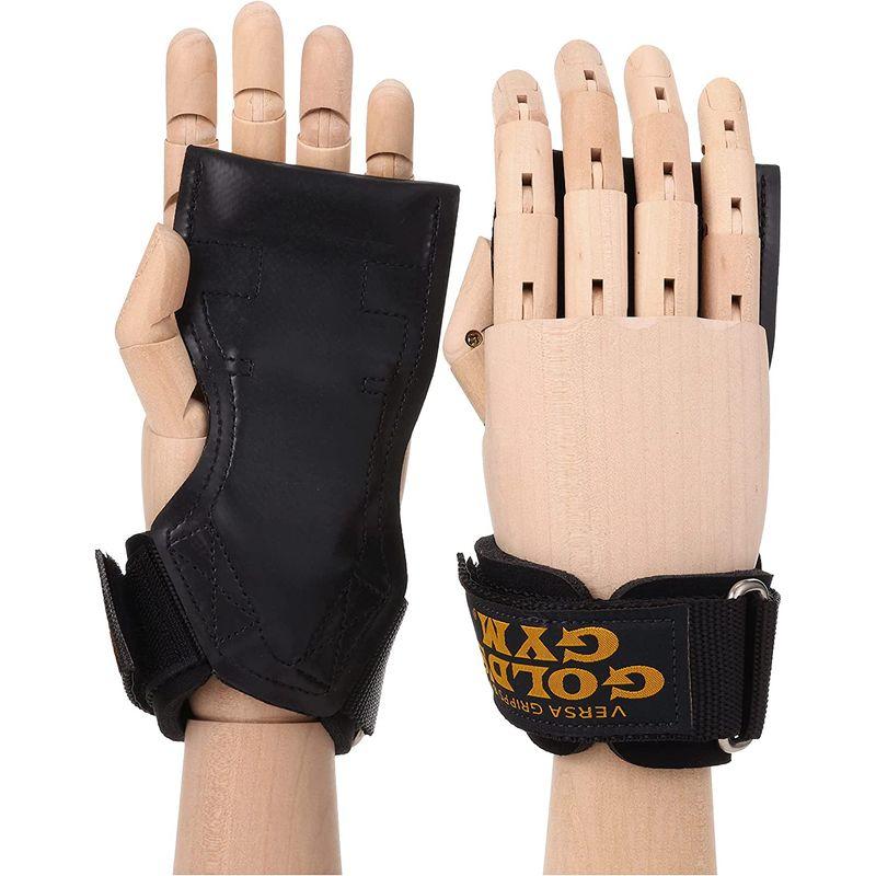 人気商品！】ゴールドジム(GOLD`S GYM) パワーグリップ S(手首の太さ約