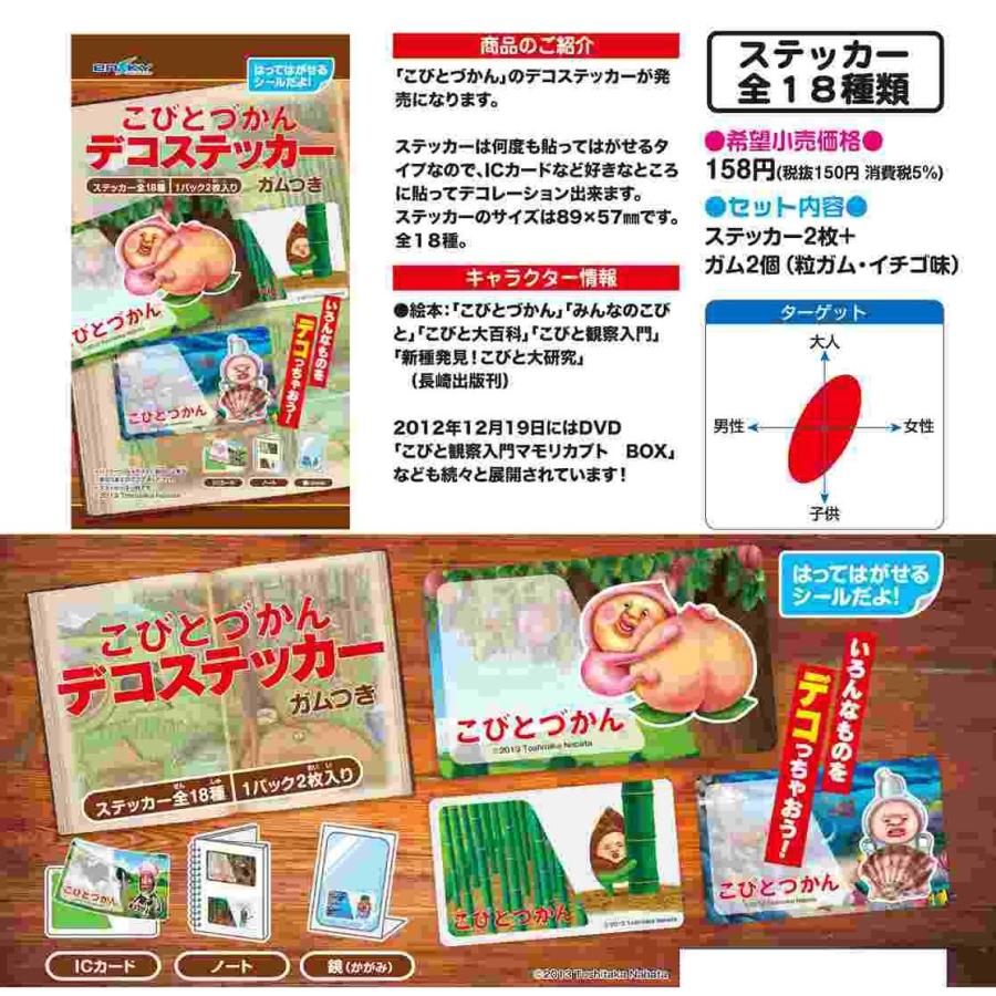 S こびとづかん デコステッカー 165 追跡可能メール便 送料0円 対応商品 Kobito 1333 キャラクターショップavenue 通販 Yahoo ショッピング