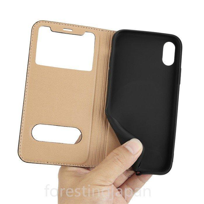 窓付き Iphone X アイフォンx 手帳型ケース 本革 牛革 時間窓 Iphone8 Iphone7 Plus Iphone 10 ケース 手帳 牛革 低価格で大人気の