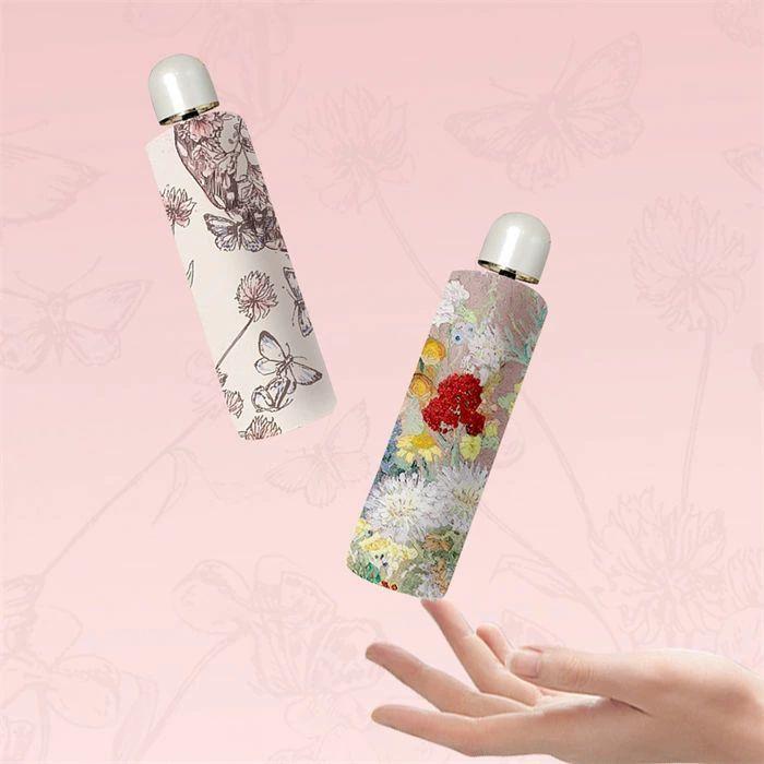 8本傘骨 折りたたみ 傘 軽量 折り畳み傘 UVカット 紫外線対策 日焼け対策 レディース 雨傘 日傘 晴雨兼用 大人 子供 撥水 梅雨 通勤 通学 キレイめ 花柄 総柄 | ブランド登録なし | 01