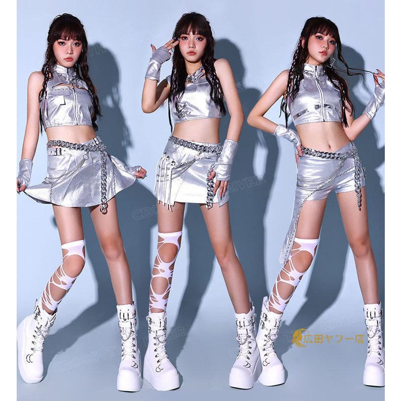 新品ベリーダンス衣装　セットアップ シルバー ベリーダンス エジプト風 デザイン シルバー 衣装 上下セット