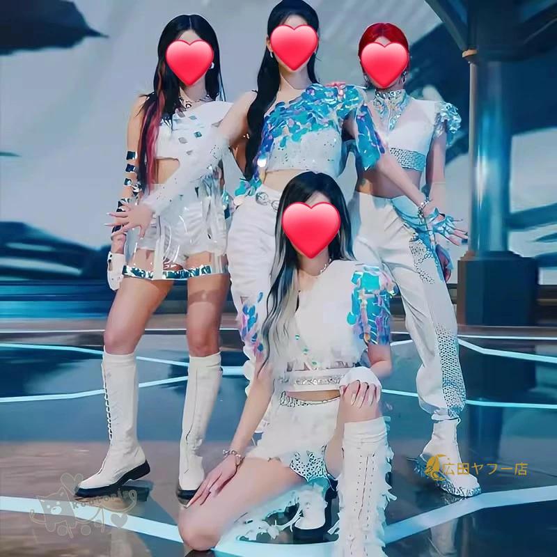 k-pop 衣装 黒 セットアップ 大人 レディース 韓国 アイドル タンク