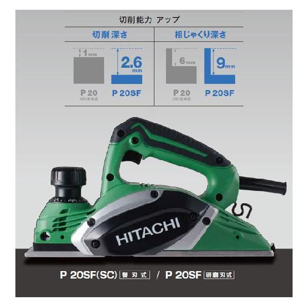 HiKOKI ハイコーキ 替刃式 電気 かんな P20SF(SC) 深切削 新型 HiKOKI ハイコーキ 替刃式 電気 かんな P20SF(SC) 深切削 新型