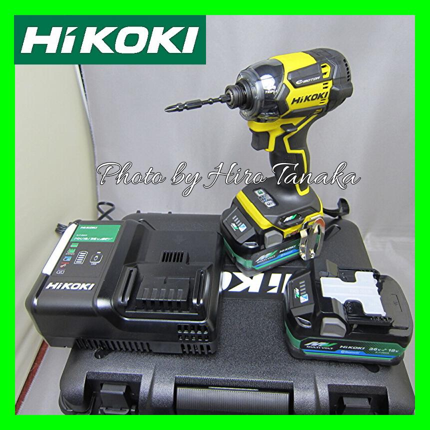 限定色】ハイコーキ 36Vインパクトドライバー WH36DC DY 充電器付き
