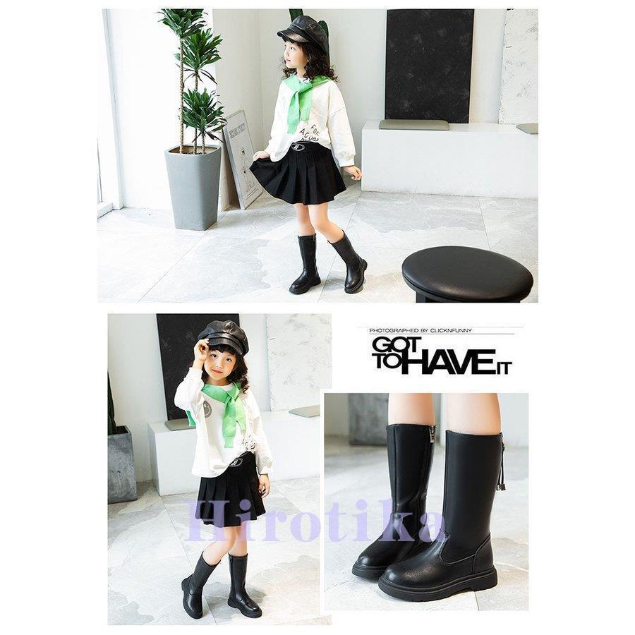 ロングブーツ 子供シューズ 子供靴 女の子 秋冬 ハイブーツ 子供ブーツ 長靴 裏起毛 薄い 子供靴 可愛い フォーマル オシャレ カジュアル 発表会 結婚式 入学式 ブーツ 予約販売 5 10営業日発送致します