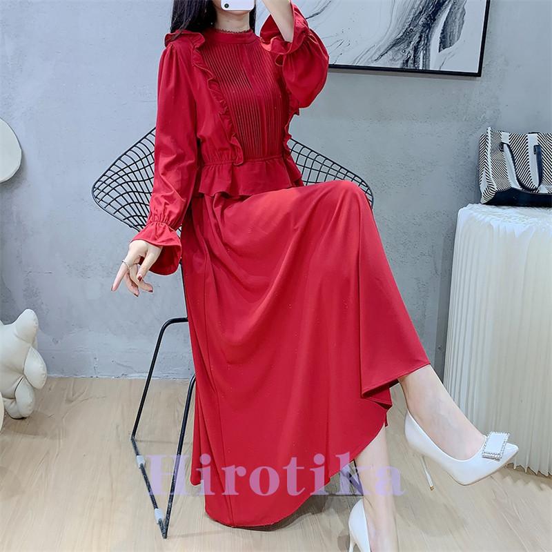 人気ブランド新作豊富 切替ワンピ レディース マキシワンピース お出かけ 韓国風 上品 代30代40代 着痩せ 通勤 花柄 長袖 花柄 きれいめ ロング ミモレ丈 ワンピ 秋冬 レディース ワンピース 21新品 通勤 少年 小中学生 Westernranges Com Au