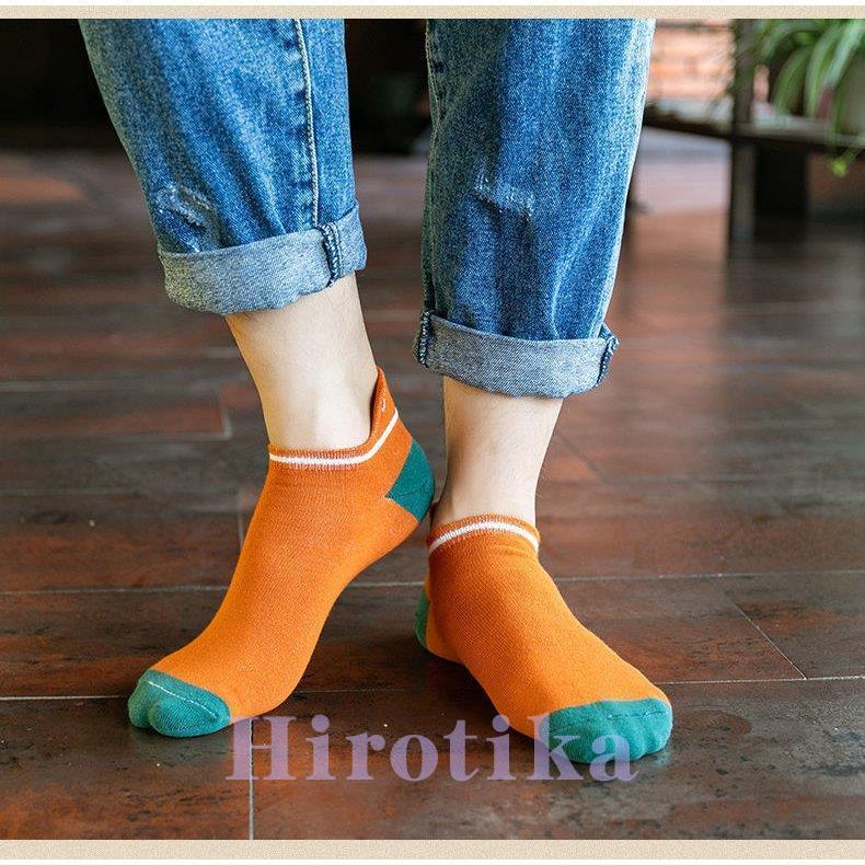 靴下 メンズ くるぶし ソックス カジュアル 通気性抜群 吸汗 抗菌 防臭 綿カラフルソックス アウトドアソックス カジュアル 24 28cm 男女兼用 7足セット S Tsu10sock8 ヒロチカストア 通販 Yahoo ショッピング