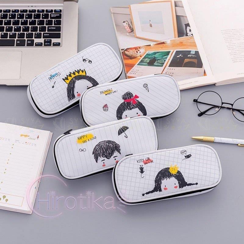 ペンケース シンプル おしゃれ 大容量キャンバス 筆箱 かわいい 韓国風 高校生 中学生 人気 文具 収納 入学祝い ギフト 4色 S Tsu01pen170 ヒロチカストア 通販 Yahoo ショッピング