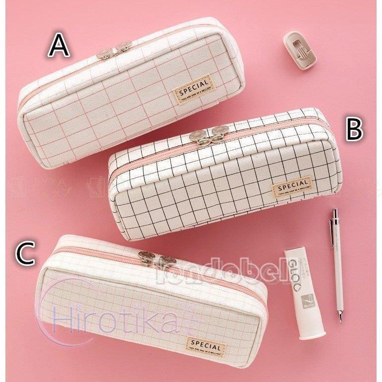 大容量 ペンケース チェック柄 かわいい シンプル 便利 人気 筆箱 筆入れ 化粧ポーチ 中学校 小学校 男の子 女の子 男女兼用 スタディプランナー 文房具 ギフト S Tsu01pen84 ヒロチカストア 通販 Yahoo ショッピング