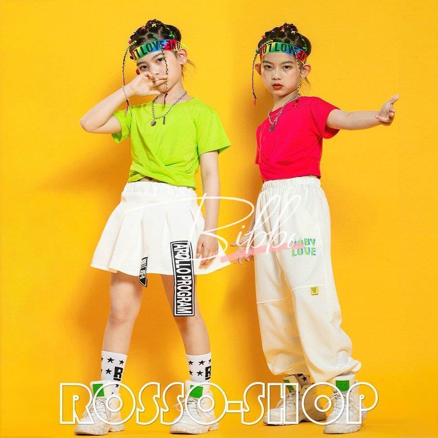 ダンス 衣装 キッズ ジャズダンス ヒップホップ Hiphop 練習着 韓国子供服 ステージ衣装 女の子 かっこいい おしゃれ ダンスウェア へそ出し 応援団 S Tsu15dance312 ヒロチカストア 通販 Yahoo ショッピング