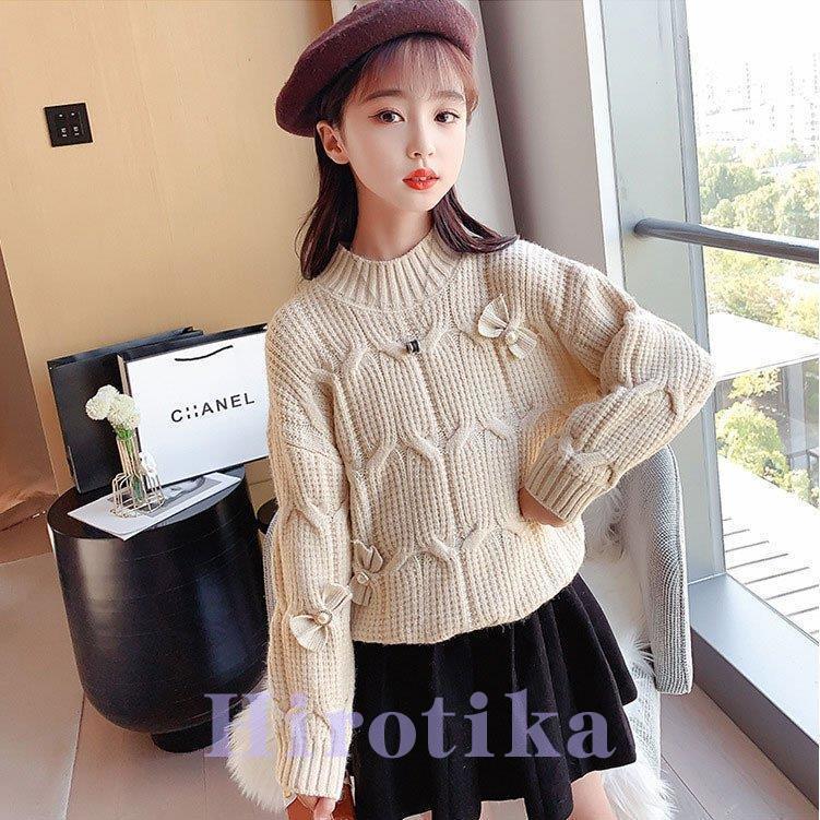 女の子 ニット セーター ケーブル編み 長袖 無地 タートルネック トップス プルオーバー キッズ ジュニア 子供服 秋冬 入学式 小学生 新品 140 150 160 Wi Setsu01my112 ヒロチカストア 通販 Yahoo ショッピング