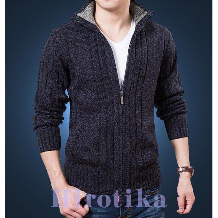 スペシャルオファ 厚手 セーター メンズ カーディガン 裏起毛 冬 秋 メンズ ニットセーター ショート 冬 秋 21 アウター メンズファッション カジュアル トップス 裏ボア ニットジャケット トップス Www Solidarite Numerique Fr