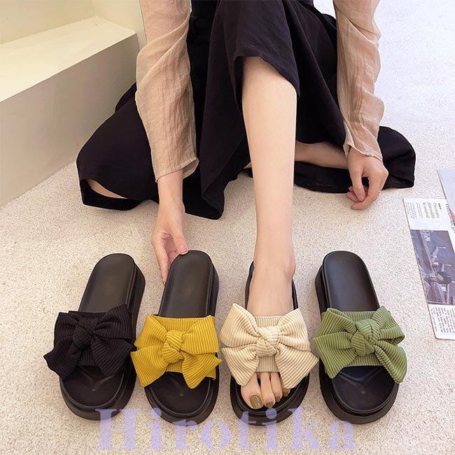 リボンサンダル リボンモチーフ レディース ガールズ 厚底 リボン 疲れにくい 大きめリボン エレガント ビーチサンダル 歩きやすい 夏 サマー Xjxp1 Bjm ヒロチカストア 通販 Yahoo ショッピング