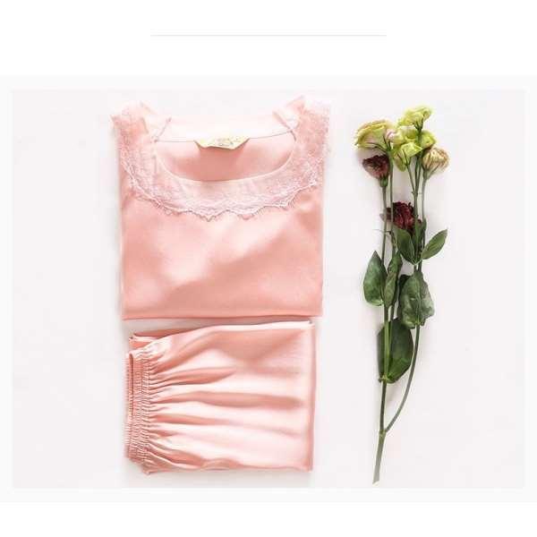 在庫処分 パジャマ 繻子織りシルク生地 パジャマ 結婚祝い バレンタインプレゼント最適 シルク100 パジャマ シルク100 Lkj0i98 部屋着 シルクパジャマ パジャマ レディース パジャマルームウェア 下着 靴下 部屋着 Knowledge21 Com