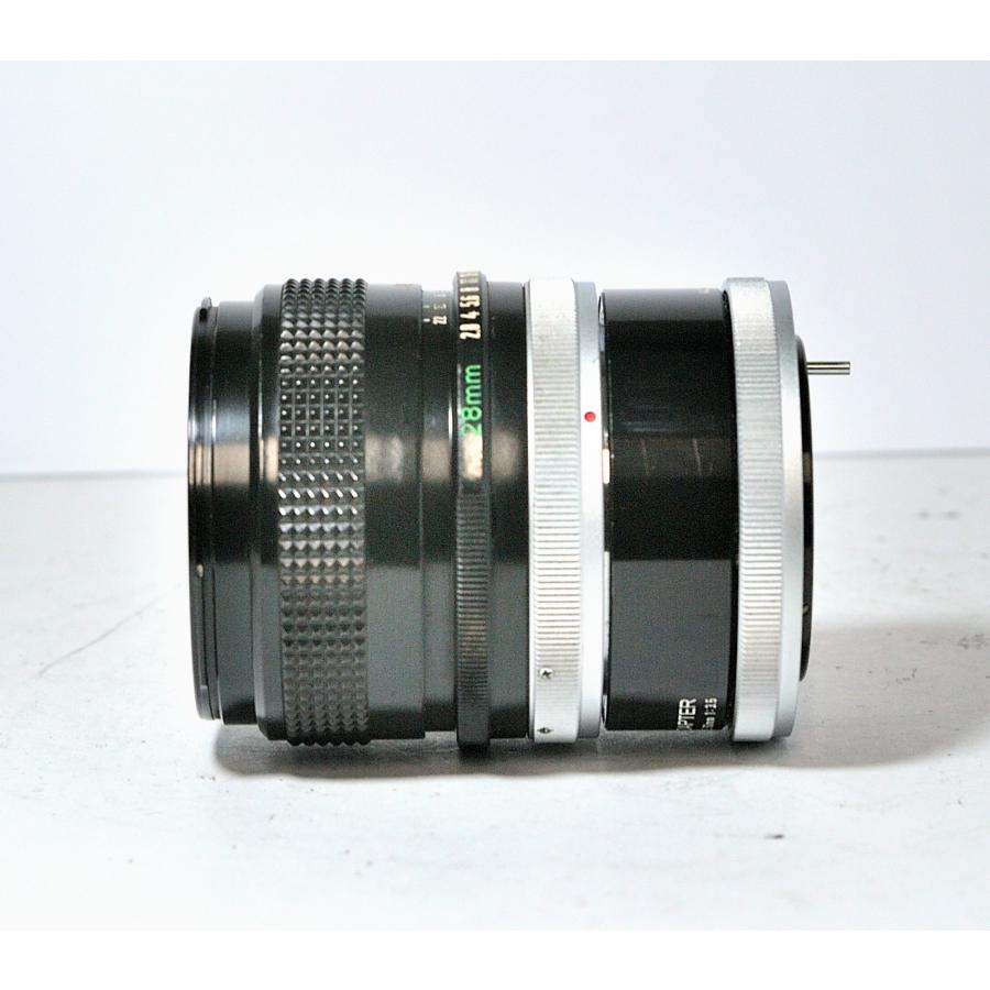 キヤノン（Canon） FD 28mm F2.8 S.C. LIFE SIZE ADAPTER ライフサイズ