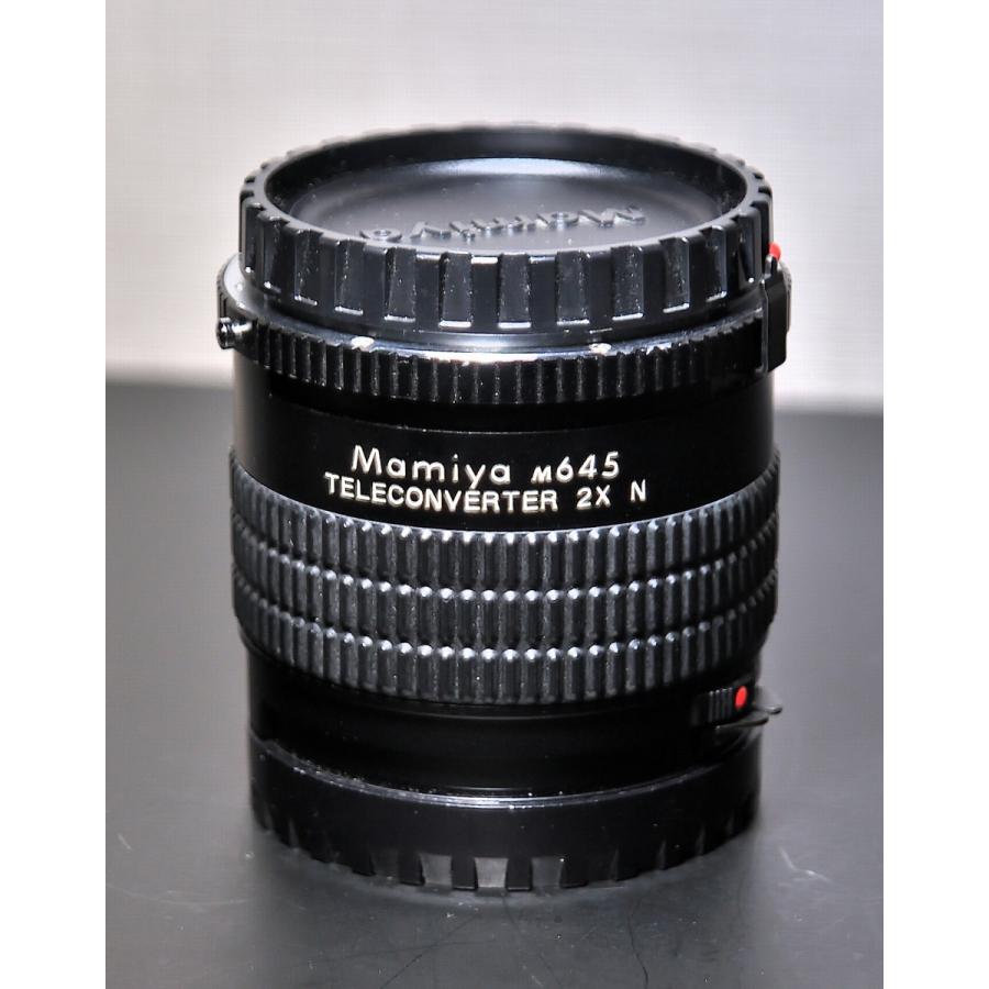 超美品 マミヤ M645 テレコンバーター 2倍 N ブラック Mamiya Mamiya MAMIYA マミヤ M645 TELECONVERTER テレコンバーター 2X