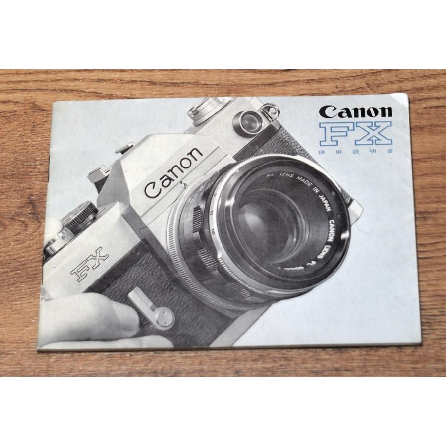 （マニュアル類）Canon キヤノン FX 使用説明書｜hiroya-store