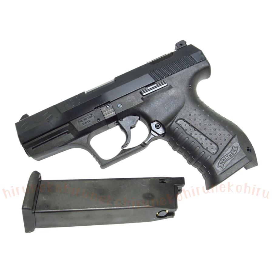 値下げ！Walther P99 ブラック モデルガン Walther P99 CO2 Blowback Airsoft Pistol, Gen. 2 with Metal