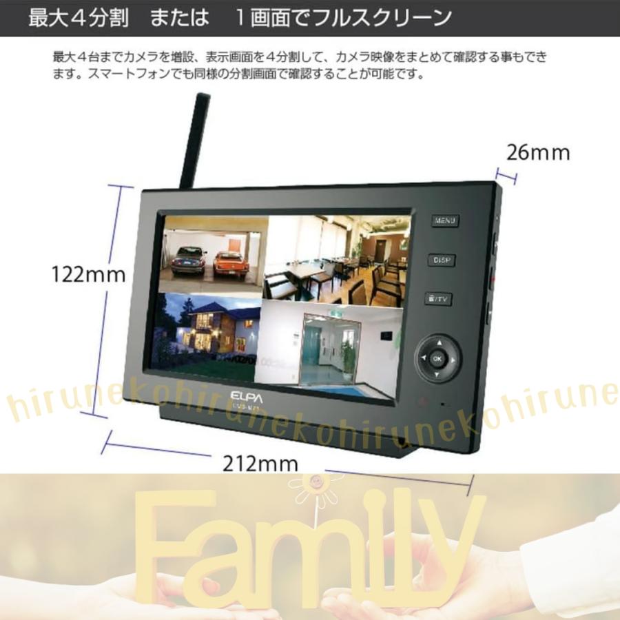 12AAM006 ELPA ワイヤレスカメラ CMS-M71 防犯 モニター maxresdefault.jpg?sqp=-