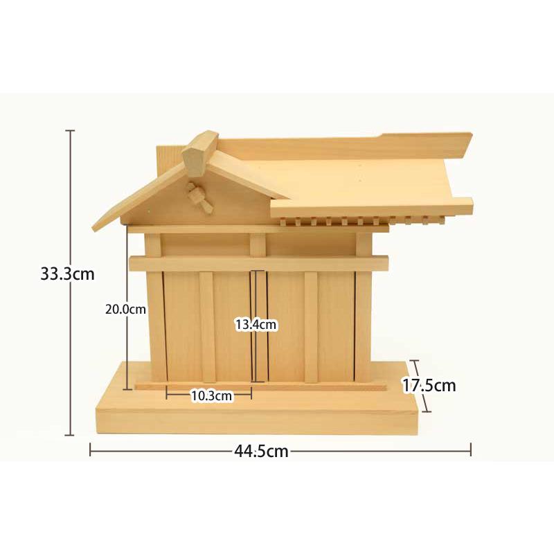神棚・恵比須大黒宮 木曽桧 二社大黒 大 : 仏壇・位牌・神棚 神棚・恵比須大黒宮 木曽桧 二社大黒 大 : 仏壇・位牌・神棚