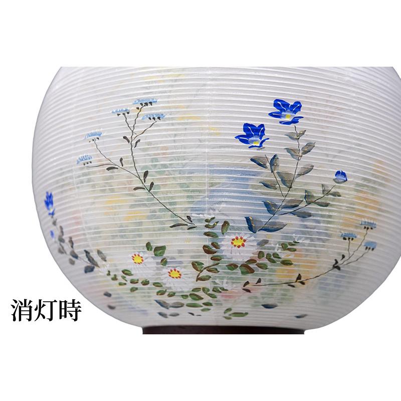 盆提灯 大内あんどん 紫檀 10号 絹二重張り 初盆 新盆 お盆 あんどん